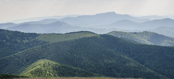 mountains in summer