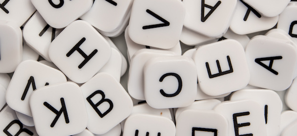 Jumble of letters