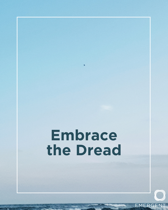 A father shares a candid moment with his daughter in a hospital, showing how embracing dread and vulnerability fosters connection and healing.