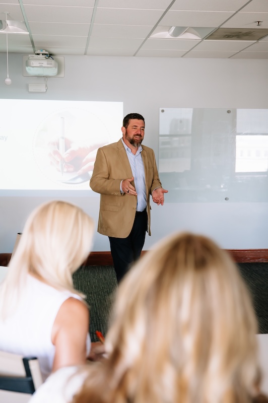 Bill Berthel leads community leaders